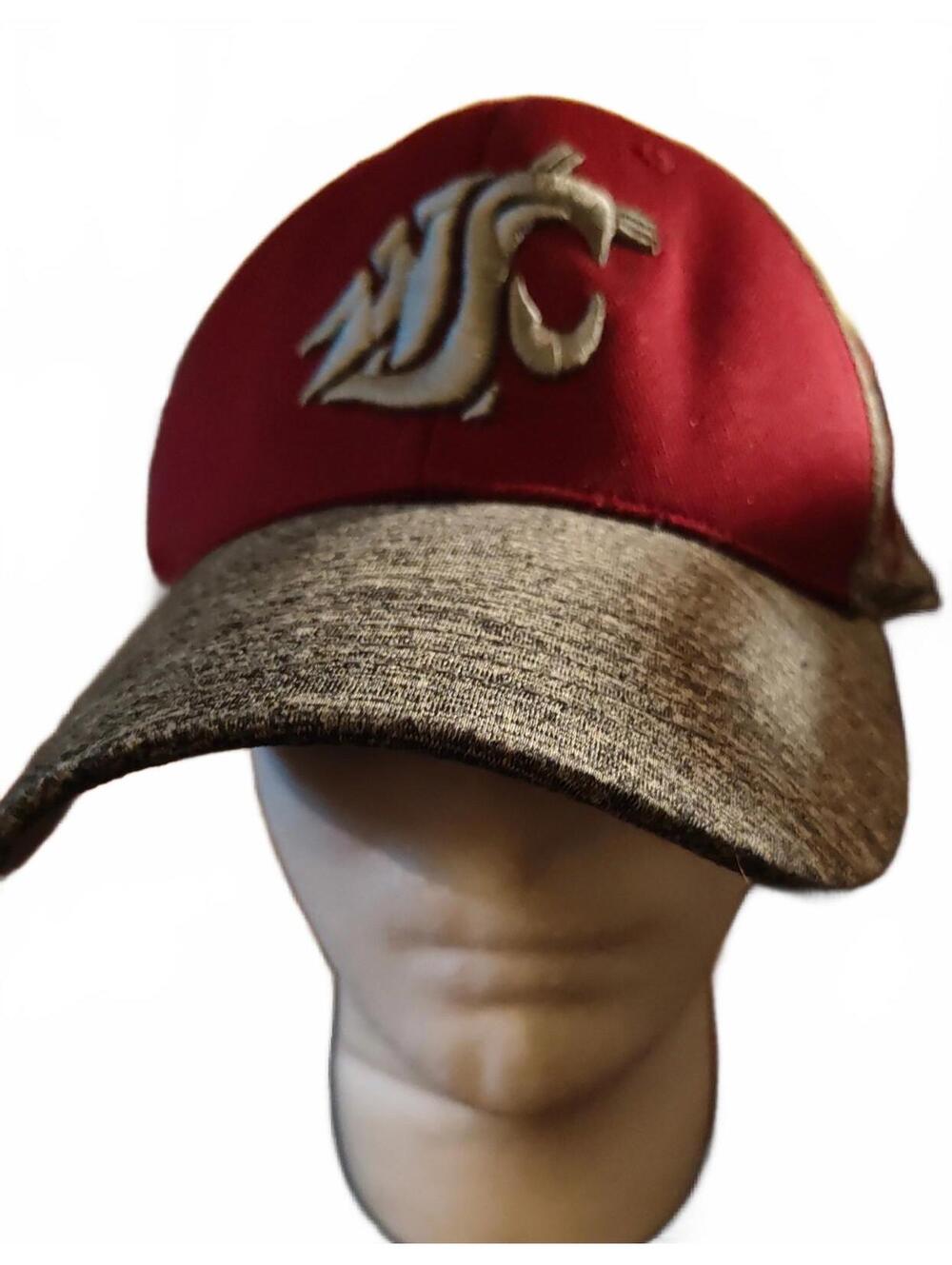 Washington State Cougars NCAA - Top Of The World - Cap/Hat - Memory Fit - EUC